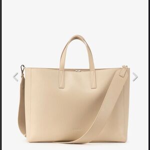 Calpak Haven Laptop Tote Bag in Birch